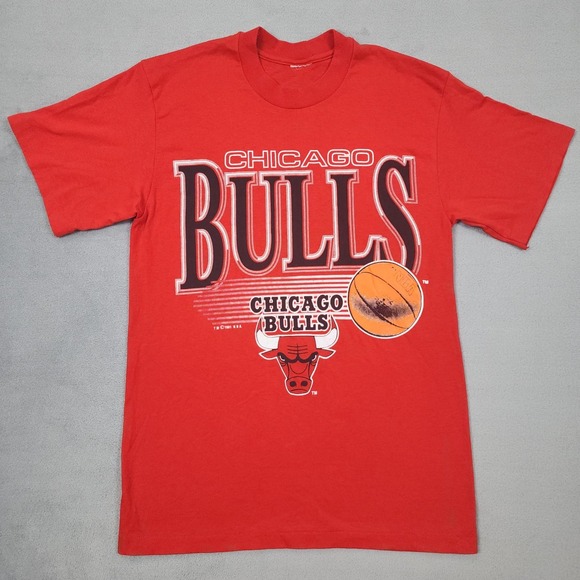 Other - Vintage 1991 Chicago Bulls Shirt Mens S Red NBA Basketball Graphic Single Stitch